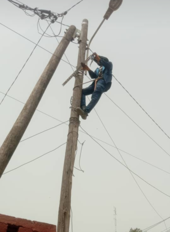 Intervention aérienne - Traverse Senelec
